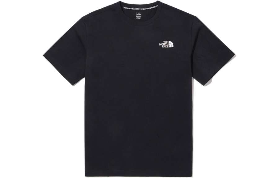THE NORTH FACE T Shirts Men's Black Crew Neck Moderate Straight Fit