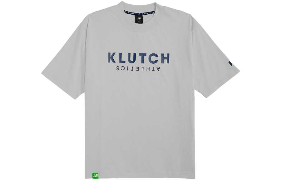 New Balance New Balance Klutch T Shirts Men's Gray Crew Neck Moderate