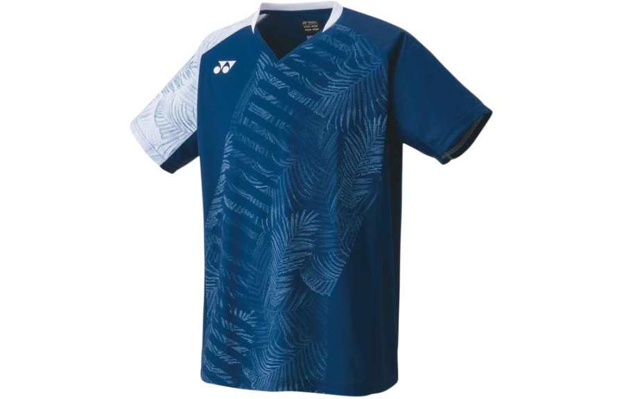 YONEX T Shirts Unisex SAPPHIRE NAVY Crew Neck Moderate