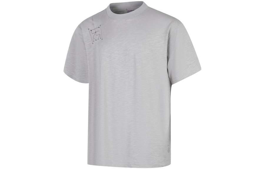 Li-Ning Li Ning x CHENGLONG,LIANMINGKUAN Li Ning X Jackie Chan Kung Fu Collection SS23 T Shirt Men's Gray