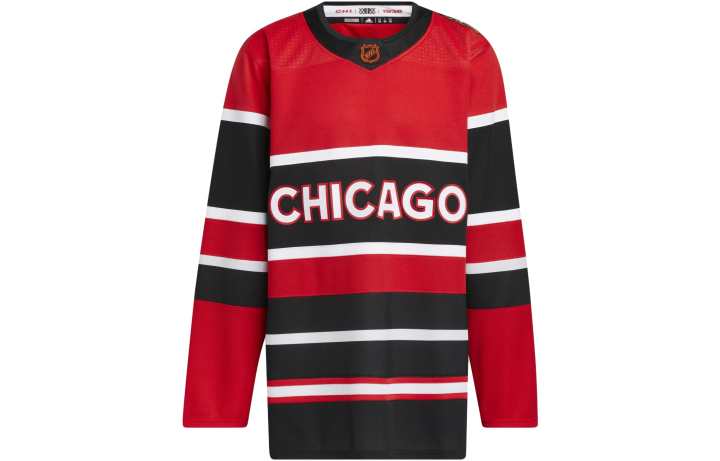 Adidas Adidas Blackhawks Authentic Reverse Retro Wordmark Jersey