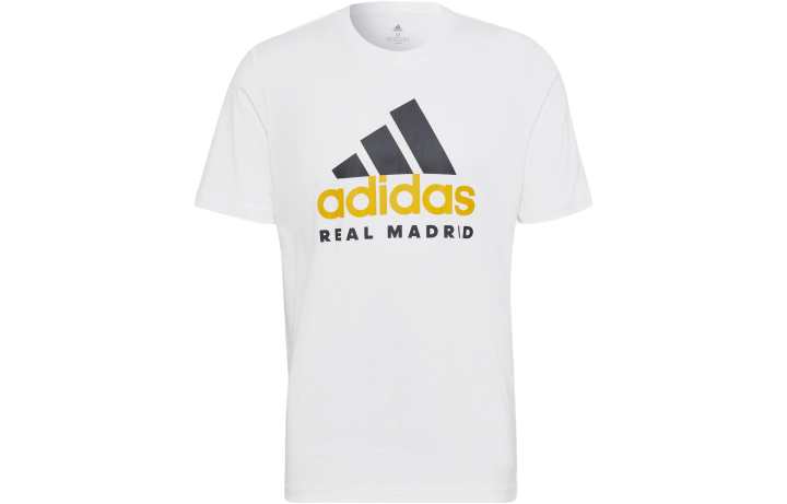 Adidas Adidas T Shirts Men's White Crew Neck Moderate Straight Fit