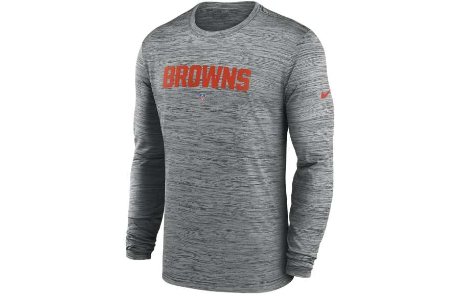 Nike Nike T Shirts Men's Gray Crew Neck Moderate Straight Fit