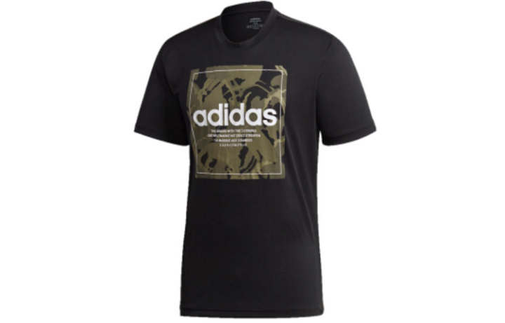 Adidas Adidas Set-in Sleeve T-Shirt Men's Black