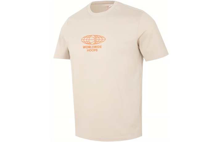 Adidas Adidas T Shirts Men's Tan Crew Neck Moderate Straight Fit