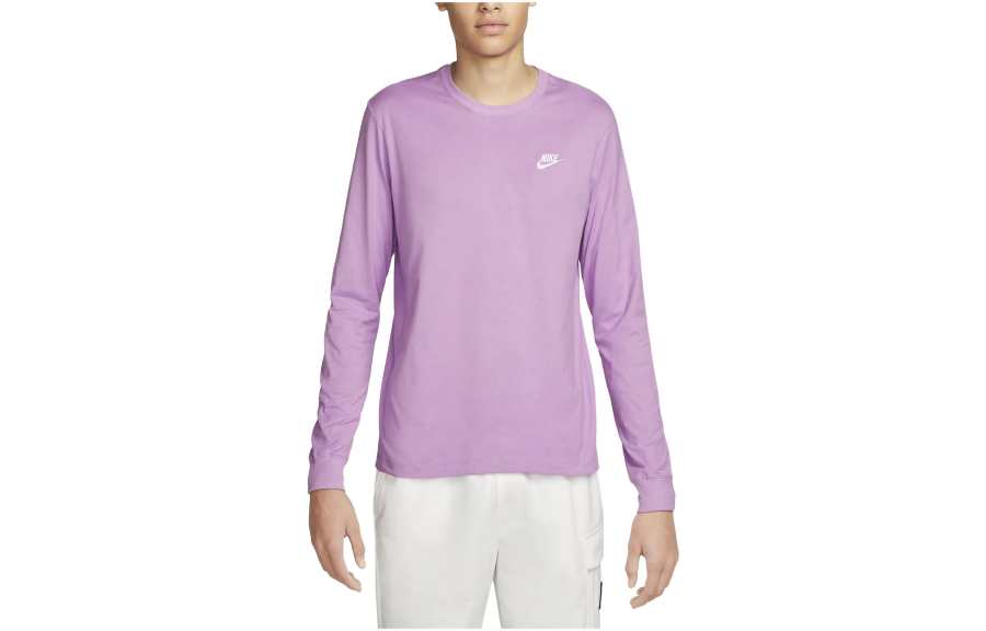 Nike Nike T Shirts Men's Pink Crew Neck Moderate Straight Fit