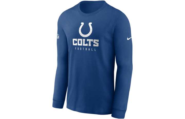 Nike Nike Indianapolis Colts Split Local Men's Nike Nfl Long-Sleeve T-Shirt