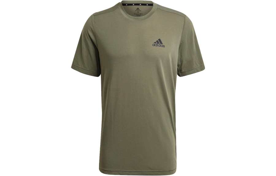 Adidas Adidas Set in Sleeve T Shirt Men's Ruins Green