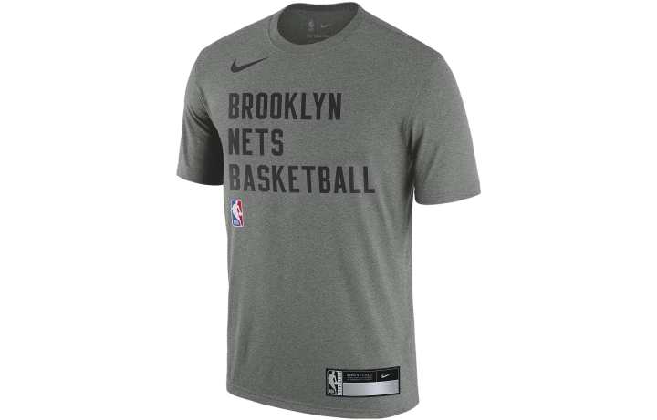 Nike Nike T Shirts Men's Gray Crew Neck Moderate Straight Fit