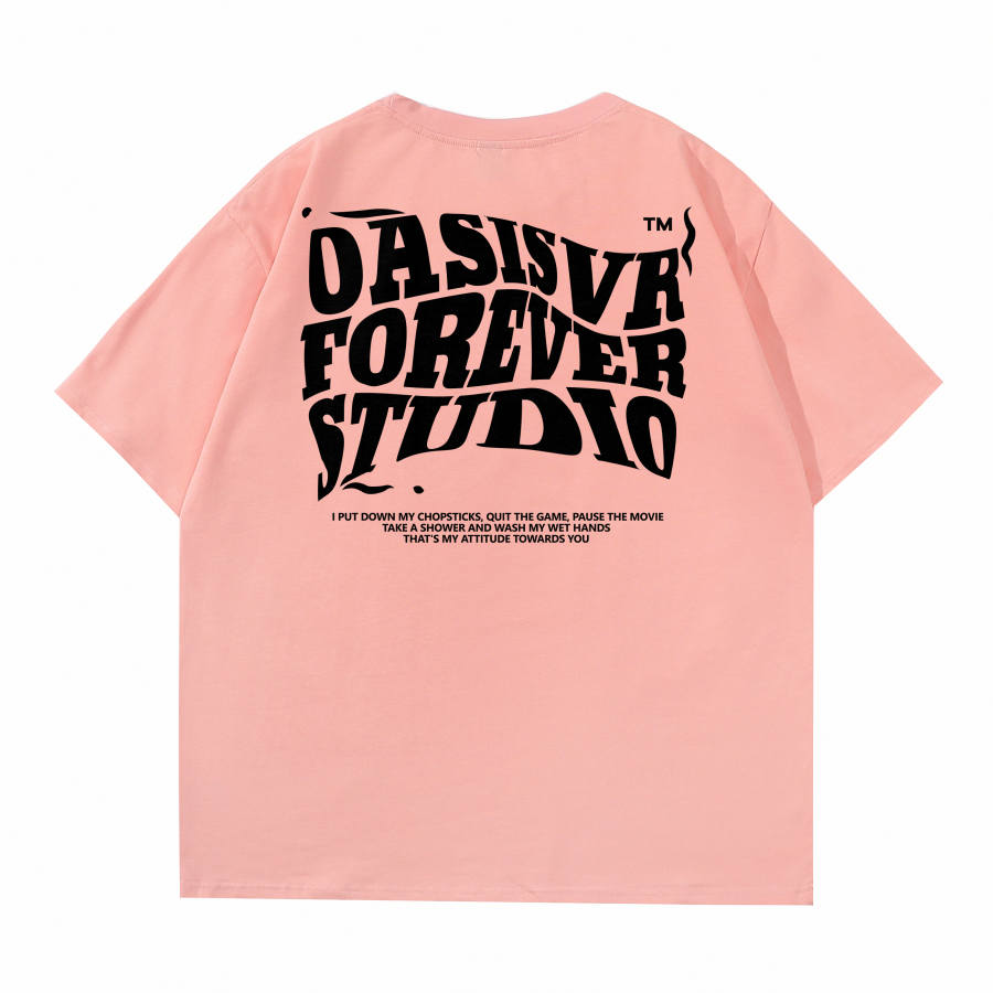 OASISVR T Shirts Unisex Crew Neck Thin Heavyweight