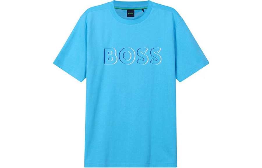 HUGO BOSS 【Zoomed ImageryPrevious Season】logo-print short-sleeve T-shirt