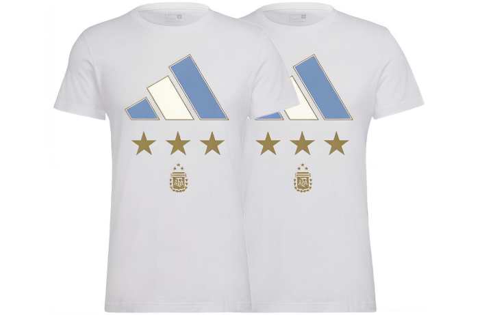 Adidas Adidas Afa Winner Tee T Shirt Men's 2 Pack White