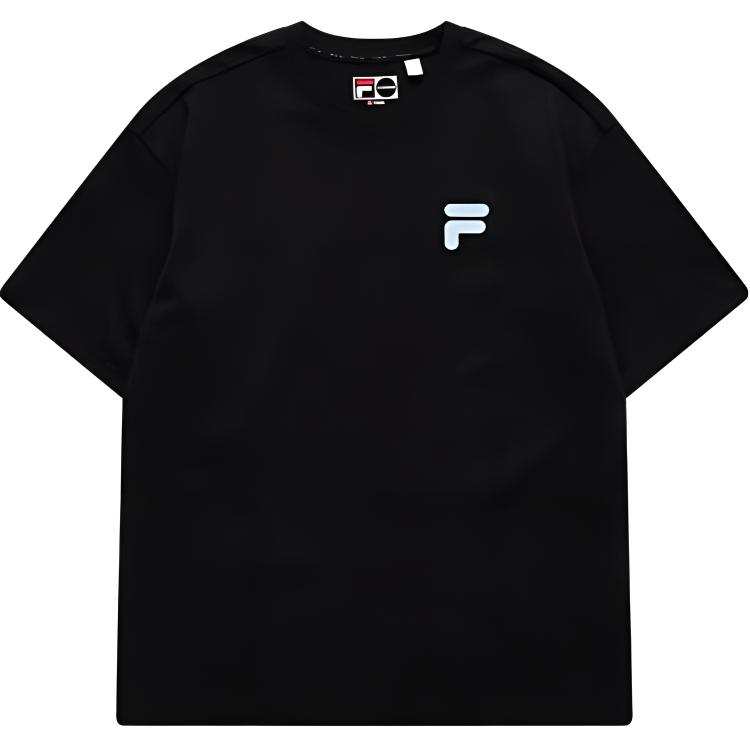 FILA FUSION T Shirt Unisex Pitch Black