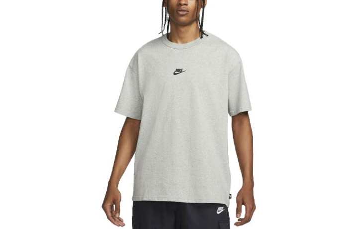 Nike Nike T Shirts Men's Dark Gray Crew Neck Moderate Straight Fit