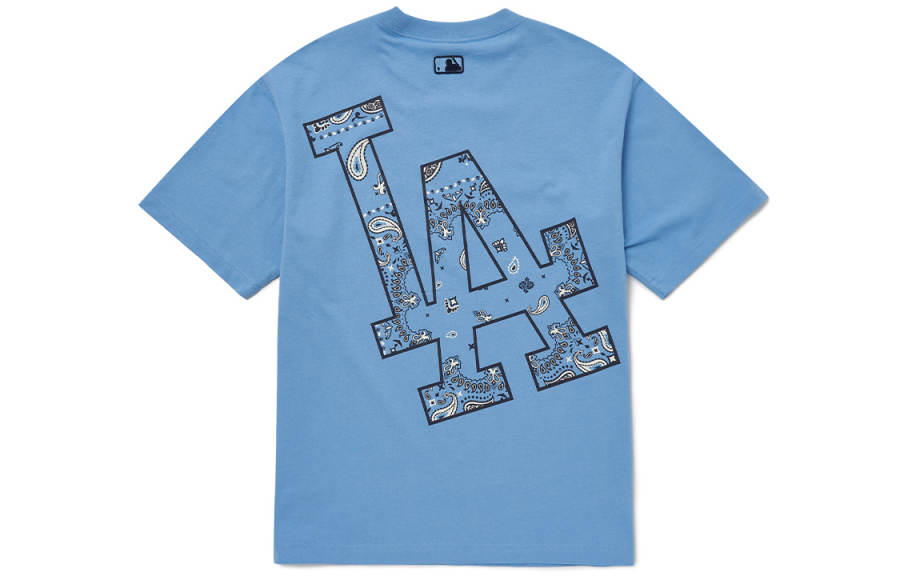 MLB MLB T Shirt Korean Style Unisex Light Blue