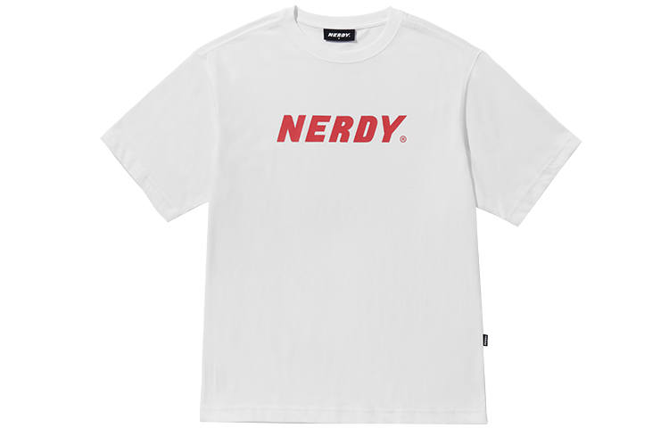 Nerdy T Shirts Unisex Red Crew Neck Moderate Straight Fit