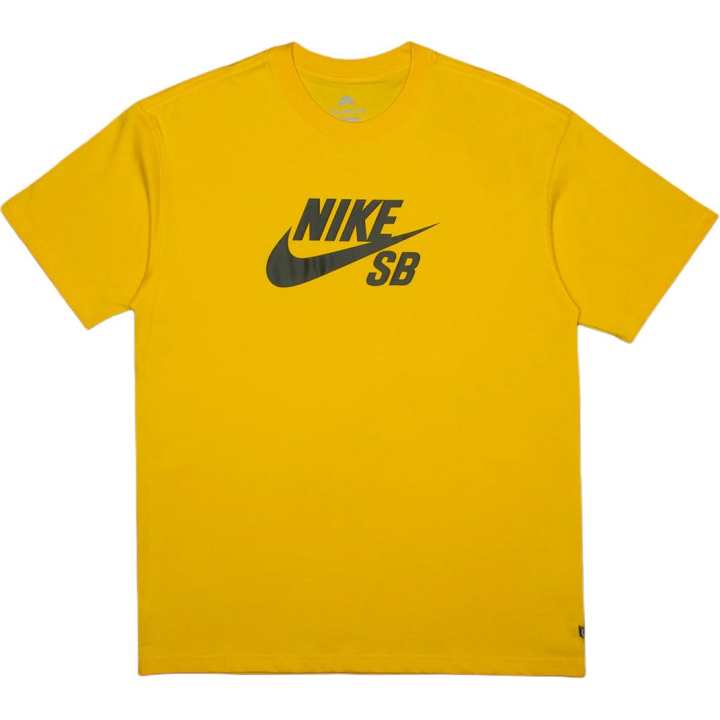 Nike Nike T Shirts Men's University Gold Crew Neck Moderate Straight Fit