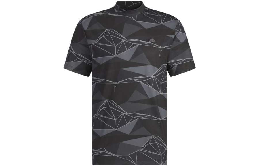 Adidas Adidas T Shirts Men's Black Crew Neck Moderate Straight Fit