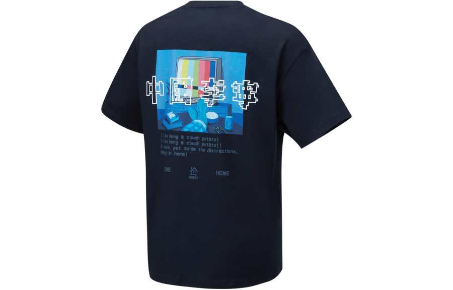 Li-Ning Li Ning Short Sleeved T Shirts Unisex Black