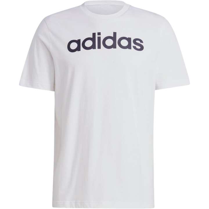 Adidas Adidas T Shirts Men's White Crew Neck Moderate Straight Fit