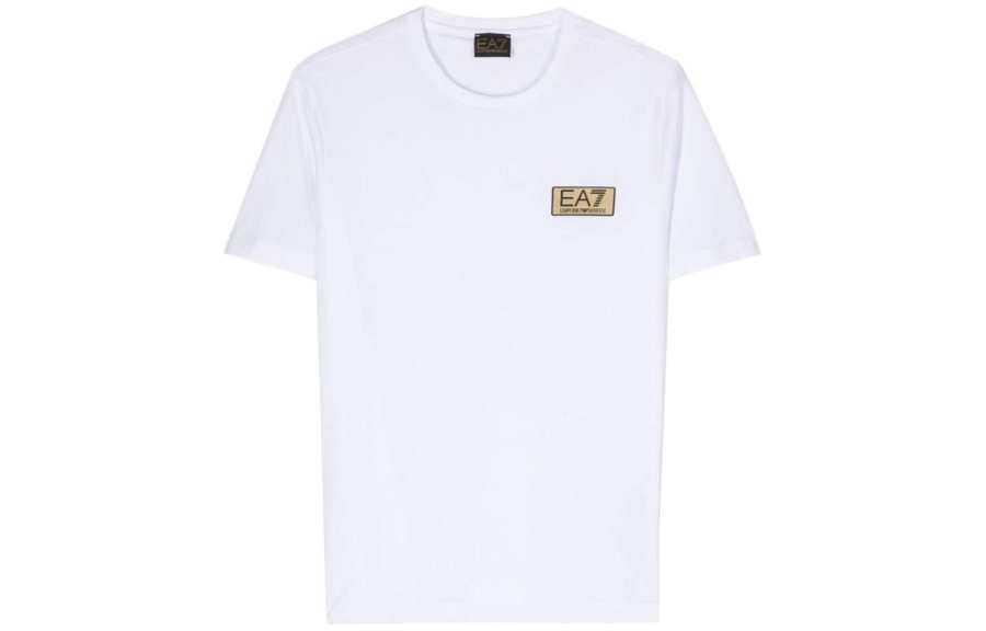 EMPORIO ARMANI EA7 SS24 T Shirt Men's White