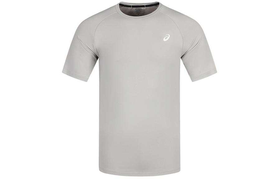 ASICS ASICS T Shirts Men's Gray Crew Neck Moderate