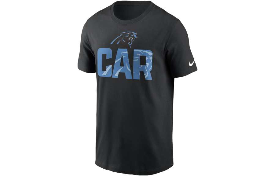 Nike Nike T Shirts Men's Black Crew Neck Moderate Straight Fit