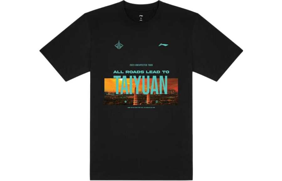 Li-Ning Li Ning Sports Basketball Collection T Shirt Men's Black
