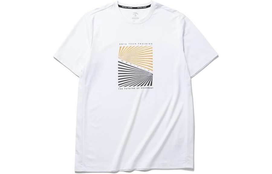 Anta Running Collection Running T Shirt Men's Pure White