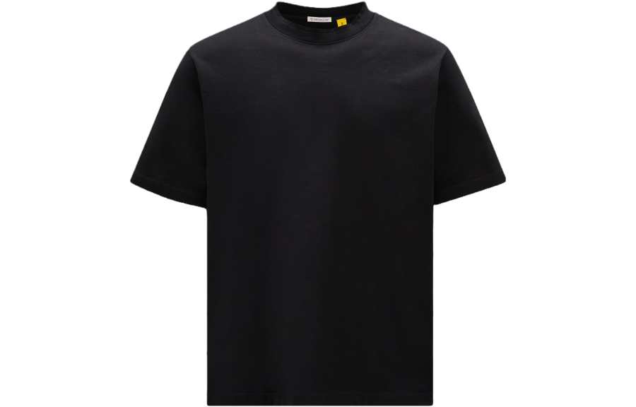 MONCLER GENIUS X Alicia Keys T Shirts Unisex Black Crew Neck Moderate Straight Fit