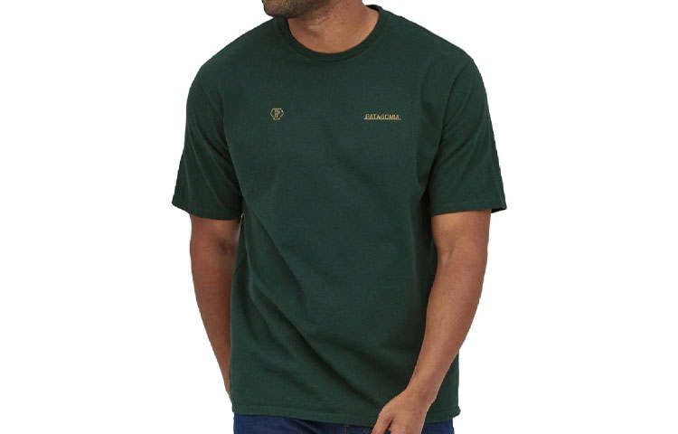 Patagonia Responsibili Tee T Shirts Men's Crew Neck Moderate Straight Fit