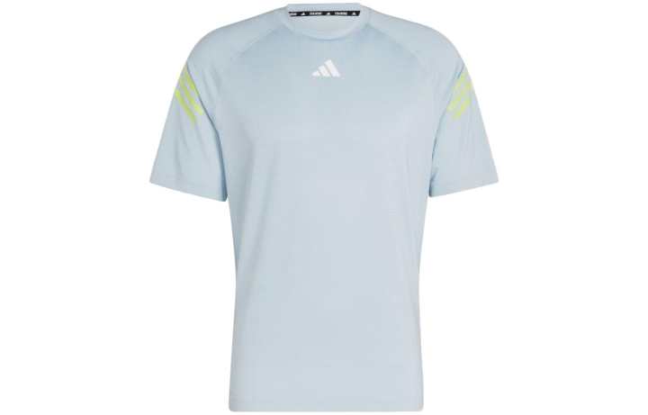 Adidas Adidas T Shirts Men's Blue Crew Neck Moderate