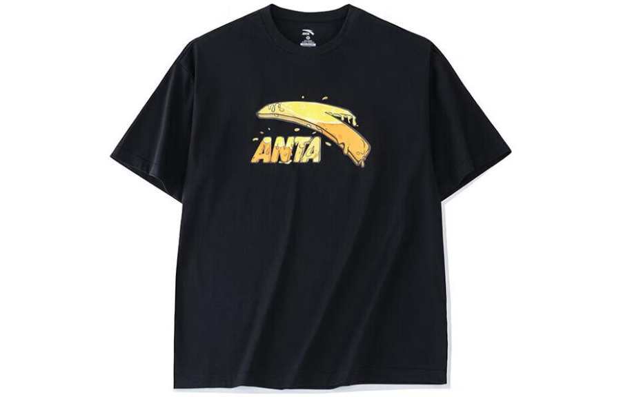ANTA Anta Life Collection T Shirt Unisex Basic Black