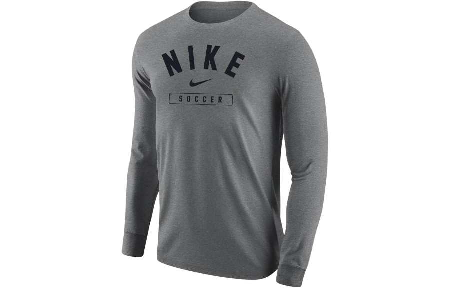 Nike Nike T Shirts Men's Dark Gray Crew Neck Moderate Straight Fit