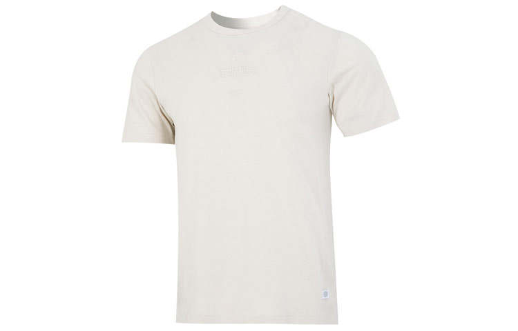 Adidas Adidas T Shirts Men's White Crew Neck Moderate Straight Fit