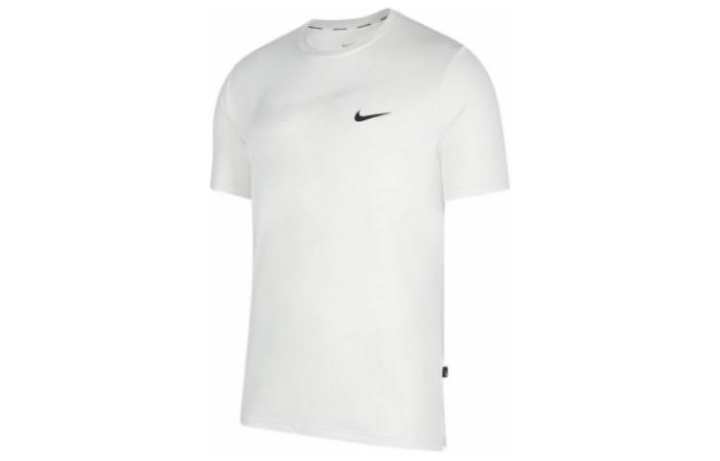 Nike Nike T Shirts Men's White Crew Neck Moderate Straight Fit