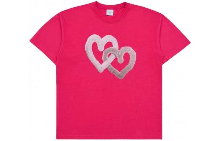 Acme De La Vie T Shirts Unisex Pink Crew Neck Moderate Straight Fit
