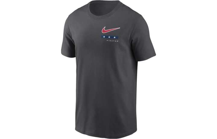 Nike Nike T Shirts Men's Black Crew Neck Moderate Straight Fit
