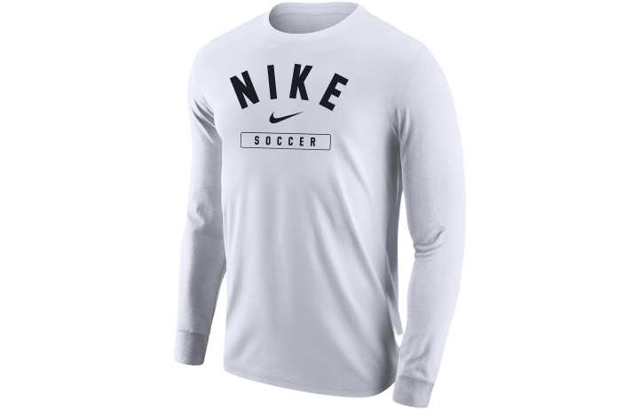 Nike Nike T Shirts Men's White Crew Neck Moderate Straight Fit