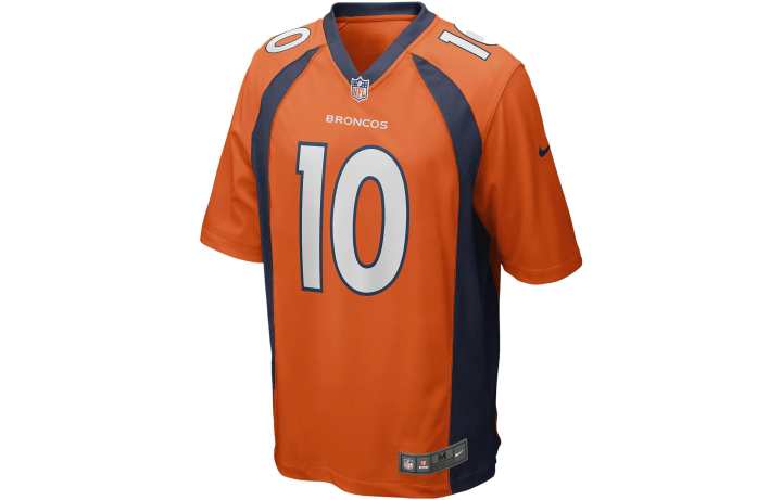 Nike Nike T Shirts Men's Orange V Neck Moderate Straight Fit