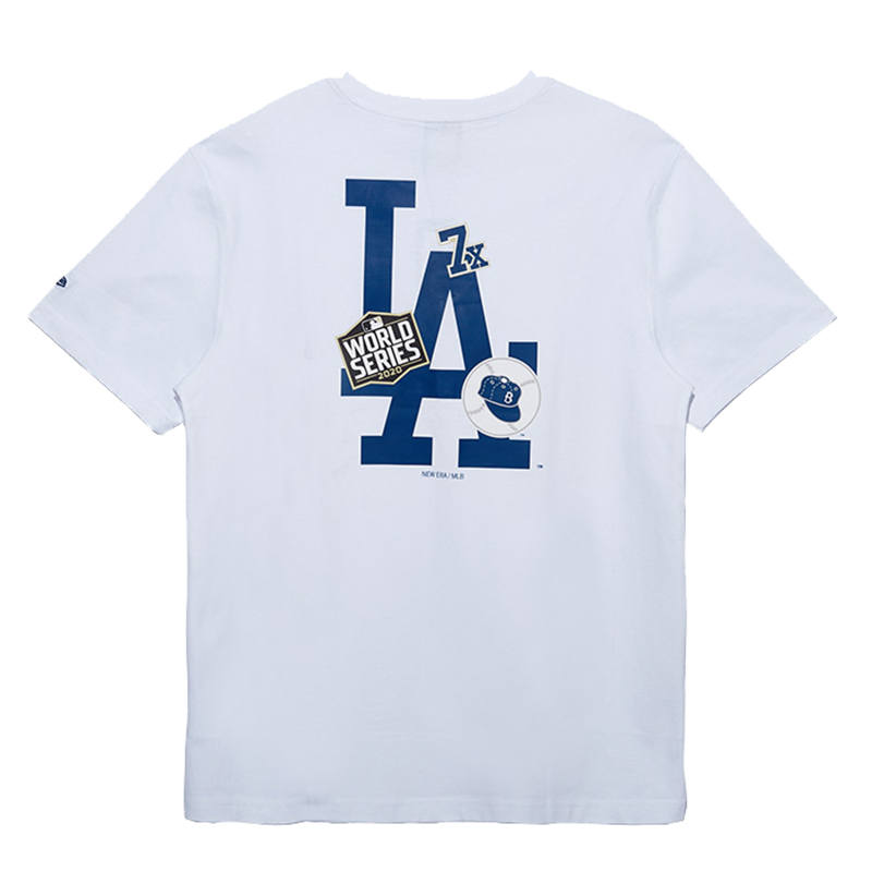 New Era T Shirt Couple, Trendy And Versatile Unisex White