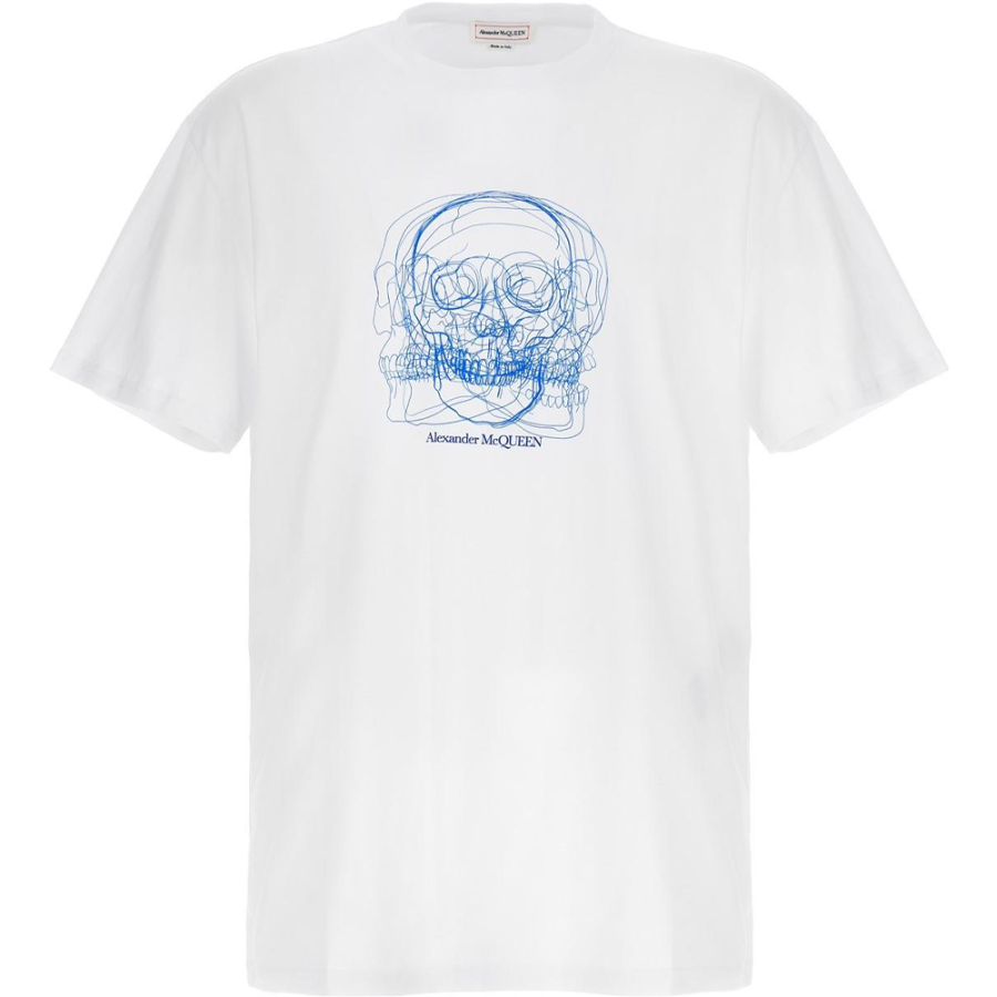 Alexander McQueen McQ Alexander McQueen Skull Printed Crewneck T-Shirt