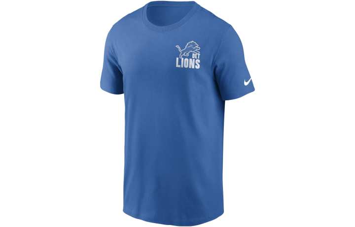 Nike Nike T Shirts Men's Blue Crew Neck Moderate Straight Fit