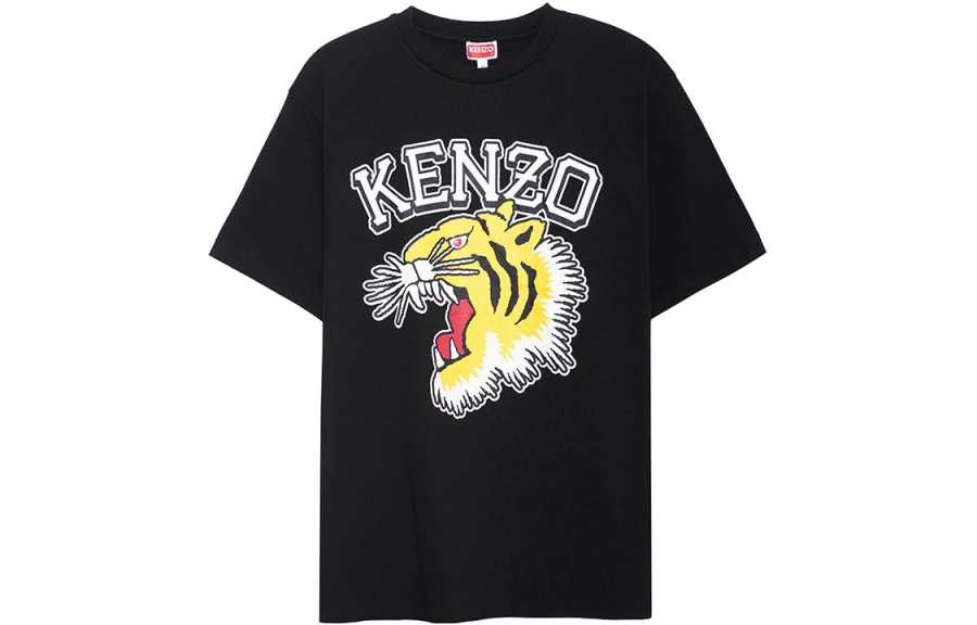 KENZO Tiger-print Cotton T-shirt