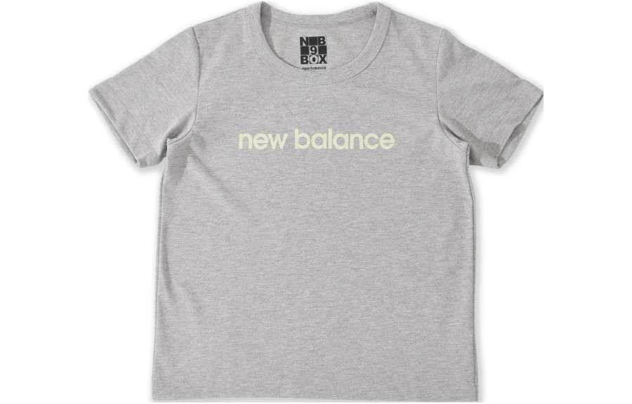 New Balance New Balance New Balance SS23 9BOX T Shirts Unisex Gray Crew Neck Moderate Straight Fit