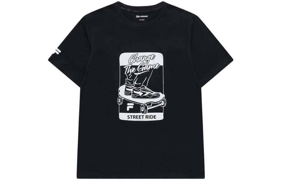 FILA FUSION X T Shirt Men's Jet Black
