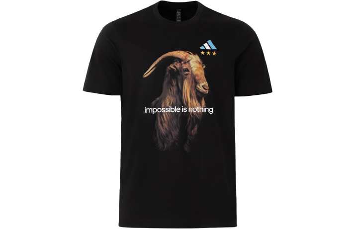 Adidas Adidas Messi T Shirt Men's Black