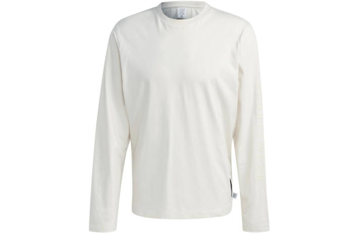 Adidas Adidas T Shirts Men's White Crew Neck Moderate Straight Fit