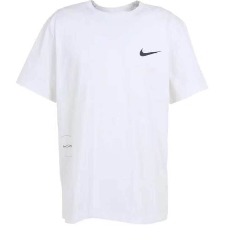 Nike Nike T Shirts Men's White Crew Neck Moderate Straight Fit