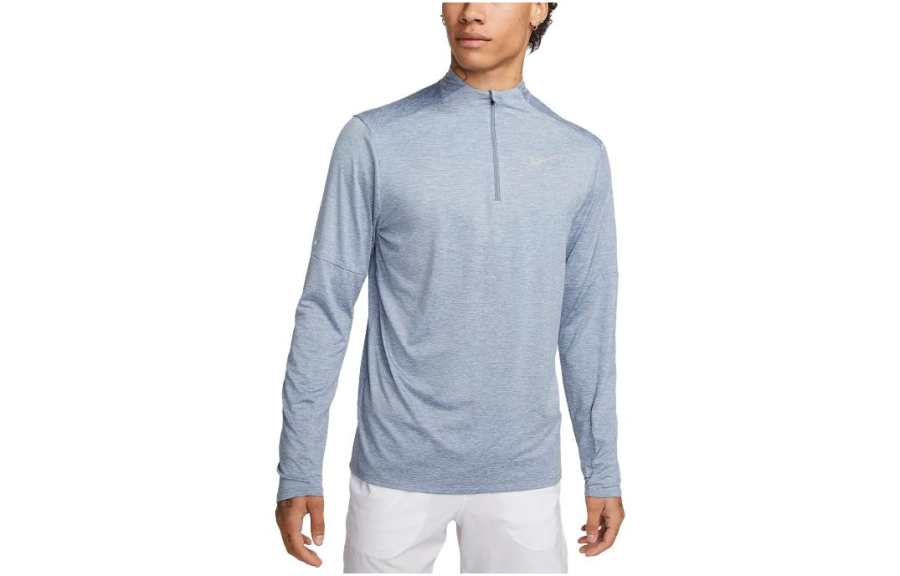 Nike Nike T Shirts Men's Slate Gray Crew Neck Moderate Straight Fit